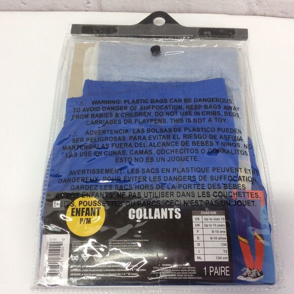 DC Supergirl Leggings Girls Size S/M (Up to Size 10) Costume Cosplay Halloween - Picture 3 of 6